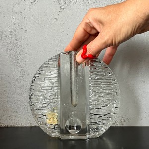 Okrągły wazon z huty Walther Glas. Typ Solifleur