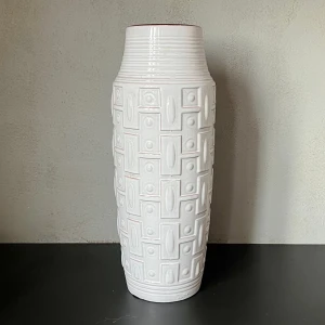 Wazon W. Germany w geometryczny wzór 40 cm 