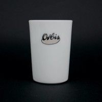 Szklanka Orbis z lat 70, z mlecznego szkła,  200 ml