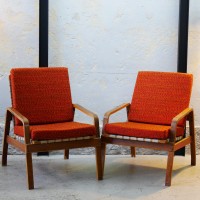 Fotel mid-century w stylu Alvaro Aalto