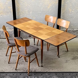 Stół rozsuwany i podnoszony vintage, lata 60/70 