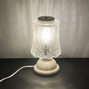 Lampka nocna Napako ze szklanym kloszem, Czechosłowacja lata 60/70