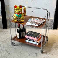 Stolik barek. Wózek barowy, lata 70