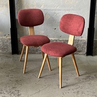 Krzesło tapicerowane gięte, model 5827, lata 70 