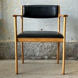 Krzesło gabinetowe z lat 50/60 z niemieckiej manufaktury Lübke