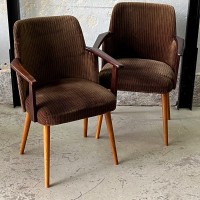 Tapicerowane krzesło klubowe, lata 60