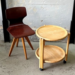 Stolik barek z tacami II. Wózek barowy, Niemcy  lata 60   