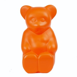 Lampka Miś Lumibär pomarańczowy siedzący