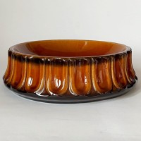 Ceramiczna szkliwiona miska patera  