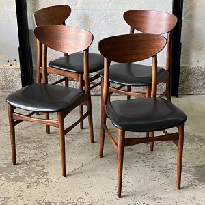 Krzesła stołowe mid-century modern lata 50