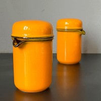 Żółty mlecznik z pokrywką vintage Thomas Scandic 150 ml   