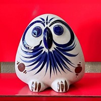 Ceramiczna figurka sowy  vintage 