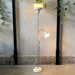 Lampa podłogowa IKEA podwójna lata 90.