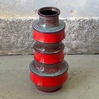 Ceramiczny wazon geometrycznej formie 45 cm