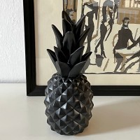 Czarny ananas dekoracja 