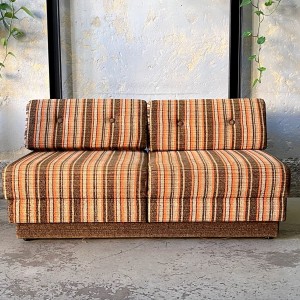 Dwuosobowa rozkładana sofa, lata 80.