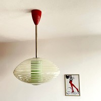 Kolorowa lampa w stylu Memphis, lata 60/70 