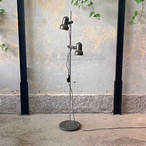 Lampa podłogowa z ruchomymi reflektorami, lata 70 