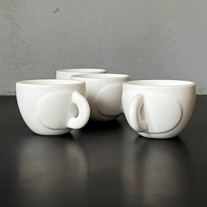  Filiżanki do espresso 60 ml komplet 4 szt, proj. Emmanuel Babled
