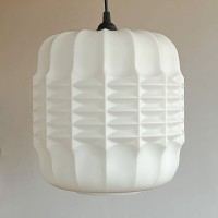 Lampa sufitowa  Osvetlovací Sklo Valašské Medziřičí lata 70.