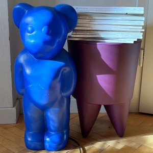 Lampka Miś Lumibär niebieski