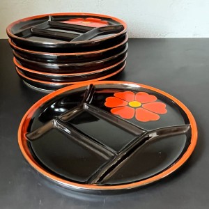 Ceramiczny talerz kabaret vintage
