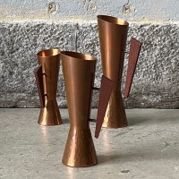 Miedziany dzbanek wazon 24 cm