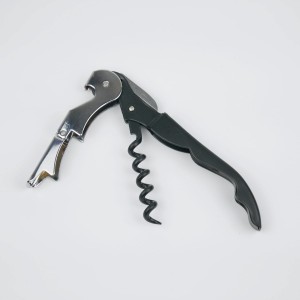 Otwieracz do wina trybuszon dwustopniowy czarny