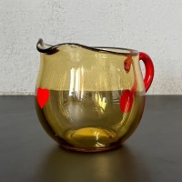Szklany dzbanek mlecznik z serduszkiem 200 ml 