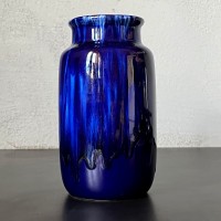 Kobaltowy wazon fat lava 