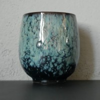 Filiżanka ceramiczna szkliwiona  180 ml  , morski