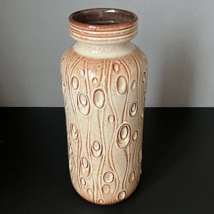 Wazon W. Germany w pawie oczka Fat Lava  40 cm 