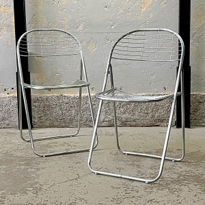 Składane krzesła Aland proj. N. Gammelgaard IKEA lata 80.  