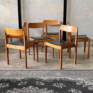 Drewniane modernistyczne krzesła Thonet komplet 6 szt.