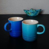 Le Creuset. Filiżanka do espresso  turkusowa 70 ml 